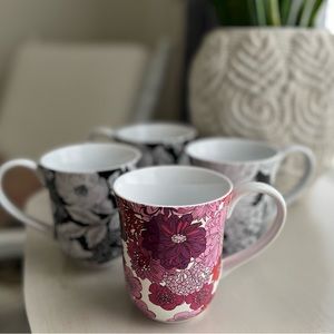 Liberty of London for Target Floral Mugs Set of 4